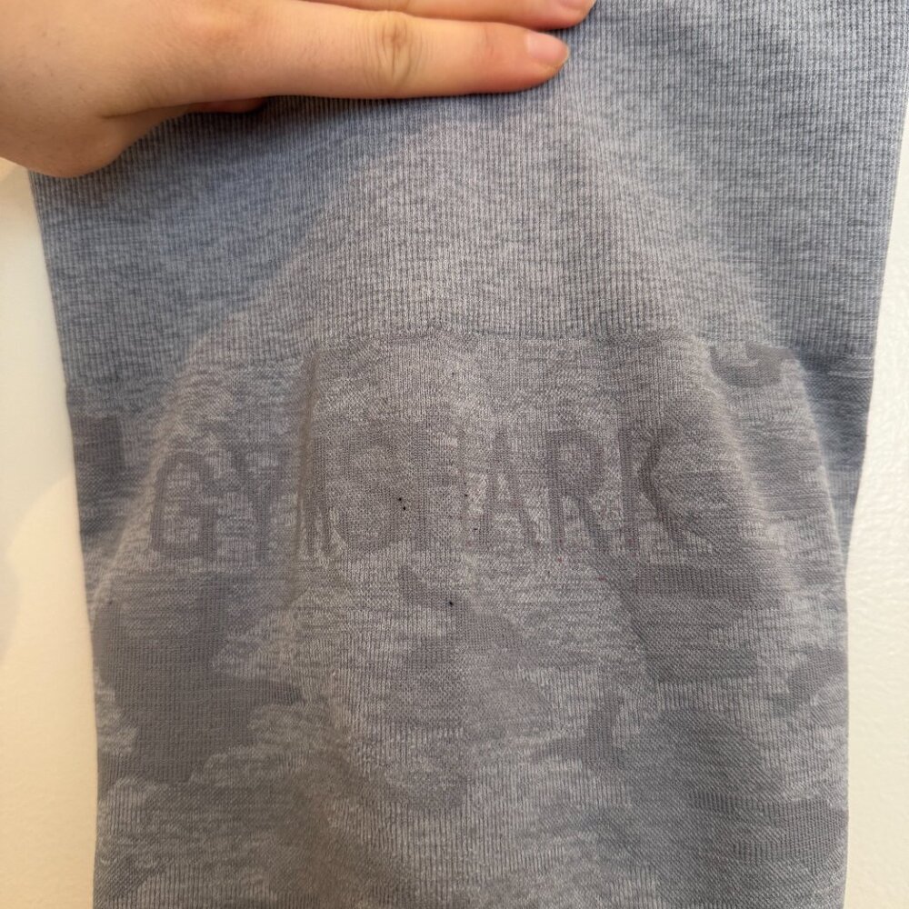 Gymshark Women’s Grey Adapt Camo Seamless Leggings Size M With Butt Scrunch - Picture 8 of 8